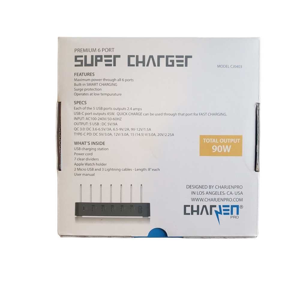 Premium 6 Port Super Charger - Picture 2 of 9